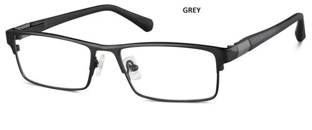 TITANIUM FRAME-RECTANGLE-Full Rim-Custom Reading Glasses-CE9473