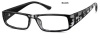 PLASTIC FRAME-RECTANGLE-Full Rim-Custom Reading Glasses-CE0362